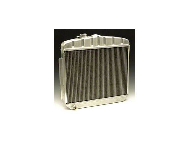 Chevy Radiator, Aluminum, 6-Cylinder Position, Griffin HP Series, 1955-1956