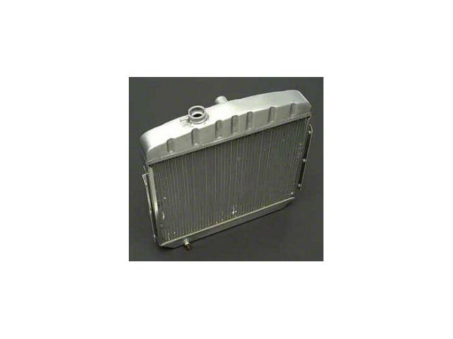 Chevy Radiator, Aluminum, V8 Position, Griffin HP Series, 1955-1957