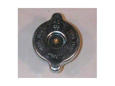 Radiator Cap,7Lb.,AC,55-57 AC 549 Stamping