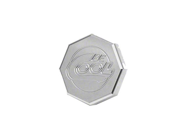 Chevy Radiator Cap, Billet, Octagon, Natural Finish, Be Cool