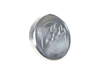 Chevy Radiator Cap, Billet, Round, Natural Finish, Be Cool