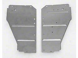 Chevy Radiator Core Support Filler Panels, 1955