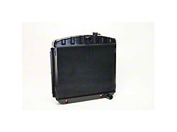 Pro Series Radiator; Black (55-57 Corvette C1 w/ Automatic Transmission)
