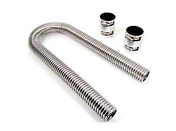 Chevy Radiator Hose Kit, Chrome Plated Stainless Steel, 48, 1949-1954