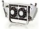 Extreme Module Radiator Cooling System with Core Support; Silver/Black (1956 150, 210, Bel Air, Nomad w/ A/C & Automatic Transmission)