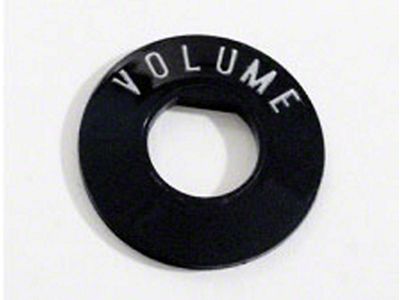 Chevy Radio Volume Insert, Plastic, 1955-1956