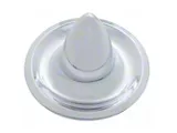 Chevy Rally Wheel Center Cap, Long Bullet Style, Stainless Steel