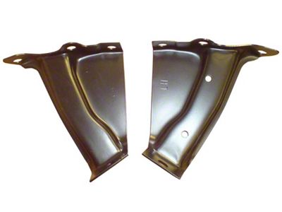 Chevy Rear Bumper End Inner Brackets, 1957