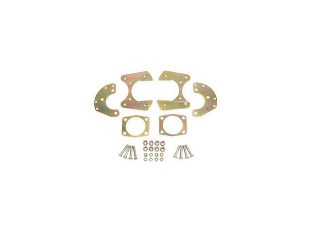 Chevy Rear Disc Brake Bracket Kit, For 9 Ford, With 1, 2 T-Bolts, 1955-1957