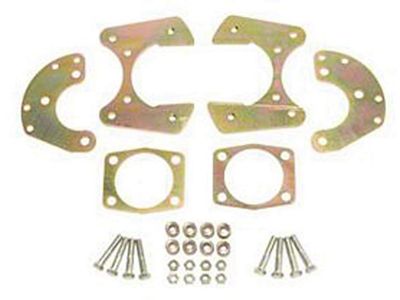 Chevy Rear Disc Brake Bracket Kit, For 9 Ford, With 3/8 T-Bolts, 1955-1957