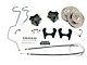 Chevy Rear Disc Brake Kit, With Drilled & Sweep Slotted Rotors, Original Rear End, 1955-1957