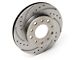 Rear Disc Brake Rotor,Drilled & Slotted,Left,55-64