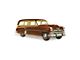 Chevy Rear Door Glass, Station Wagon Except 1949 Woody, 1949-1952 (Styleline Deluxe, Station Wagon, Steel)
