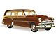 Chevy Rear Door Glass, Tinted, Station Wagon,Except '49 Woody, 1949-1952 (Styleline Deluxe, Station Wagon, Steel)