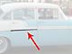 Chevy Rear Door Molding, Bel Air, Right, For 4-Door Sedan Or Wagon, Show Quality, 1956