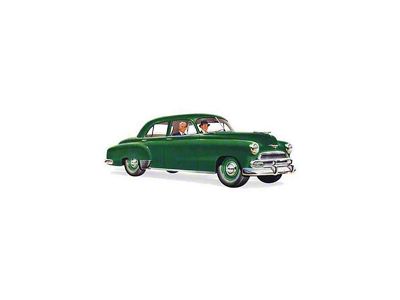 Chevy Rear Door Vent Glass, Stationary, Styleline Deluxe Four Door Sedan, 1949-1951 (Styleline Deluxe Sedan, Four-Door)
