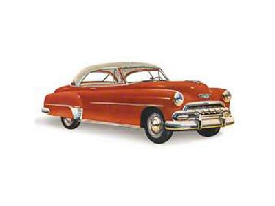 Chevy Rear Glass, Bel Air 2-Door Hardtop, Center, 1950-1952 (Styleline Bel Air De Luxe Sport Coupe)