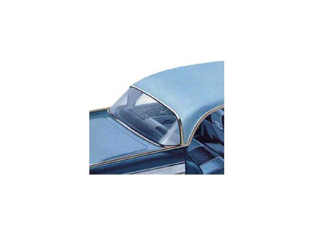 Chevy Rear Glass, Tinted, 4-Door Hardtop, 1956-1957