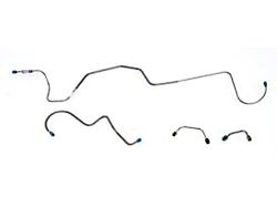 Rear Housing Disc Brake Lines, Stainless Steel, For Use With 8 Or 9 Ford Rear End (55-57 Chevy Bel Air; 55-57 Chevy 150; 55-57 Chevy 210; 55-57 Chevy Nomad)