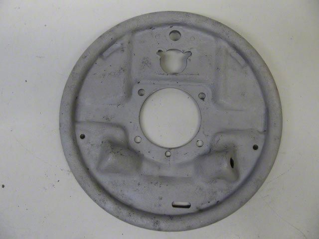 Chevy Rear Wheel Backing Plate, Left Side, Used, 1955-1957