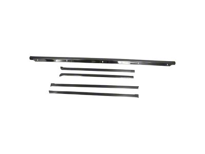 Rear Window Molding Set; 5-Piece (1967 Impala)
