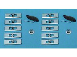 Chevy Rocker Molding Clip Set, Bel Air, 1957