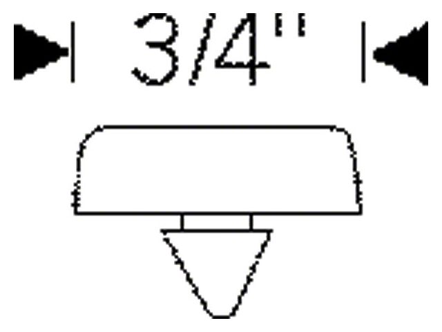 Chevy Rubber Bumper, Hood Stop On Grille, 1949-1952