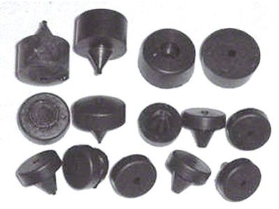 OPR Chevy Rubber Bumpers, Hood, 1949-1952