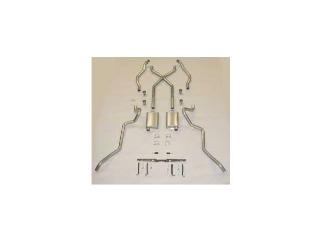 Ecklers Dual Exh w/X,2-1/2 w/2-1/2Rams Horn Mfd,Crnr Exit,55-57