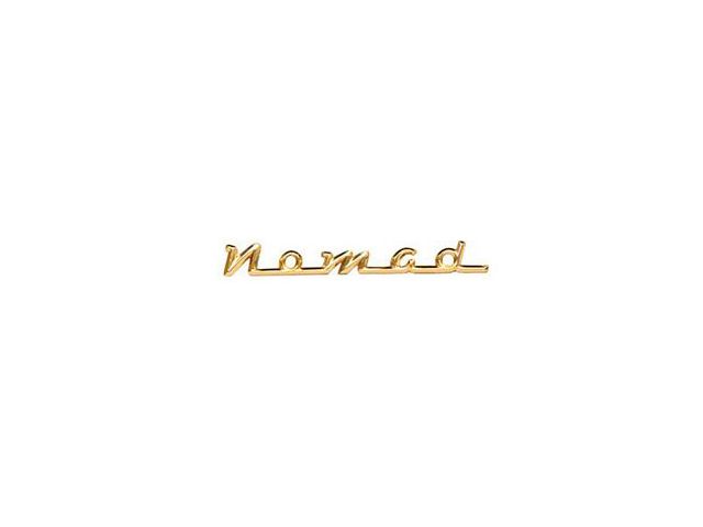 Chevy Script Emblem, Nomad, Gold, 1955-1957 (Nomad, All Models)
