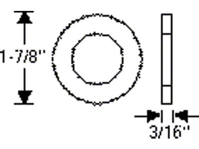Chevy Seals, Rear Leaf Spring Seat, 1949-1954