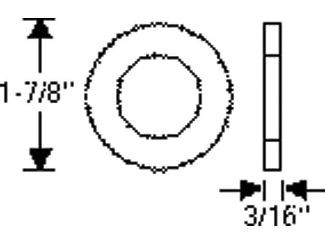 Chevy Seals, Rear Leaf Spring Seat, 1949-1954