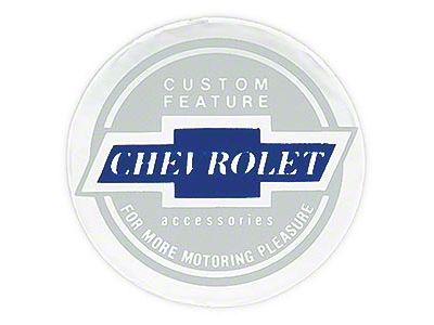 Seat Belt Buckle Bowtie Logo Decal,55-63