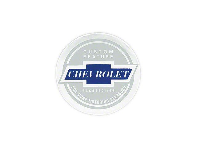 Seat Belt Buckle Bowtie Logo Decal,55-63