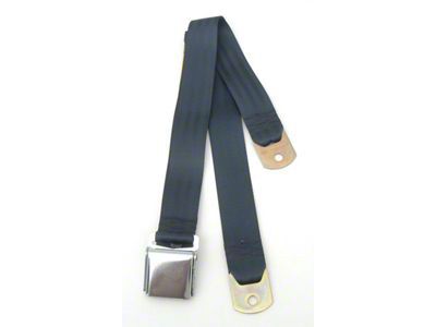 Chevy Seat Belt, Front, Dark Blue, 1955-1957