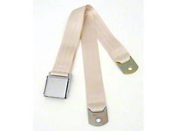 Seat Belt, Rear, Ivory (55-57 Chevy Bel Air; 55-57 Chevy 150; 55-57 Chevy 210; 55-57 Chevy Nomad)