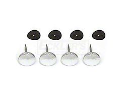 Chevy Bel Air Seat Button Set Silver, 1956