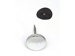 Seat Button, Silver (56-57 Chevy Bel Air)
