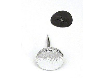 Seat Button,Silver,Bel Air,56-57