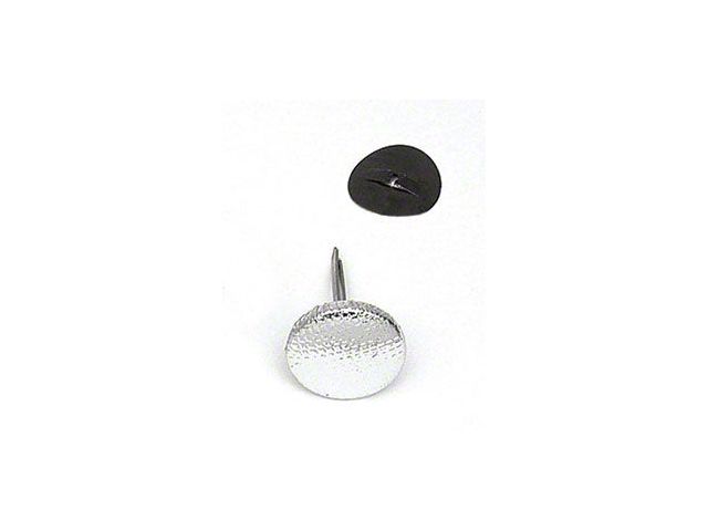 Seat Button,Silver,Bel Air,56-57