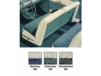 Chevy Seat Cover, Front, 2-Door Sedan, 210, 1956