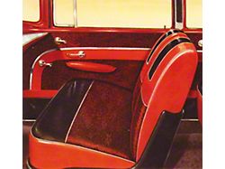 Chevy Seat Cover, Front, 2-Door Sedan, Bel Air, 1957 (Bel Air Sedan, Two-Door)