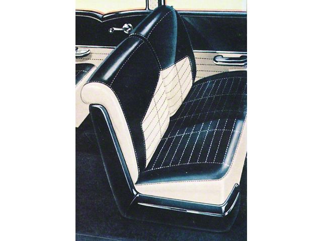 Chevy Seat Cover, Front, 2-Door Sedan, Delray, 1956