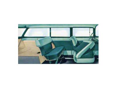 Chevy Seat Cover Set, 150 2-Door Wagon, 1955