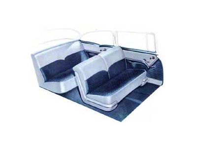 Chevy Seat Cover Set, 2-Door Sedan, Bel Air, 1955 (Bel Air Sedan, Two-Door)