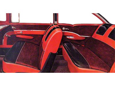 Chevy Seat Cover Set, 2-Door Sedan, Bel Air, 1957 (Bel Air Sedan, Two-Door)