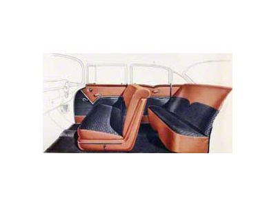 Chevy Seat Cover Set, 4-Door Sedan, Bel Air, 1955