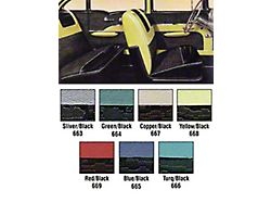 Chevy Seat Cover Set, 4-Door Sedan, Bel Air, 1957 (Bel Air Sedan, Four-Door)