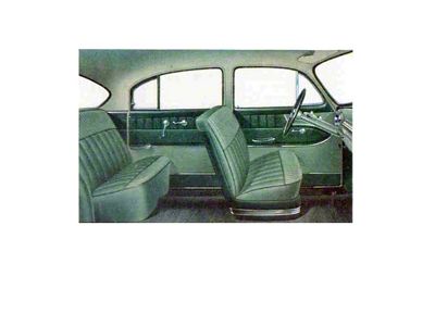 Chevy Seat Cover Sets, 4 Door Bel Air Sedan, 1954