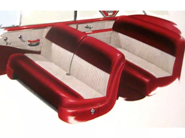 Chevy Seat Covers, Front And Reat Set, Bel Air Two Door Hardtop, 1952 (Styleline Bel Air De Luxe Sport Coupe)